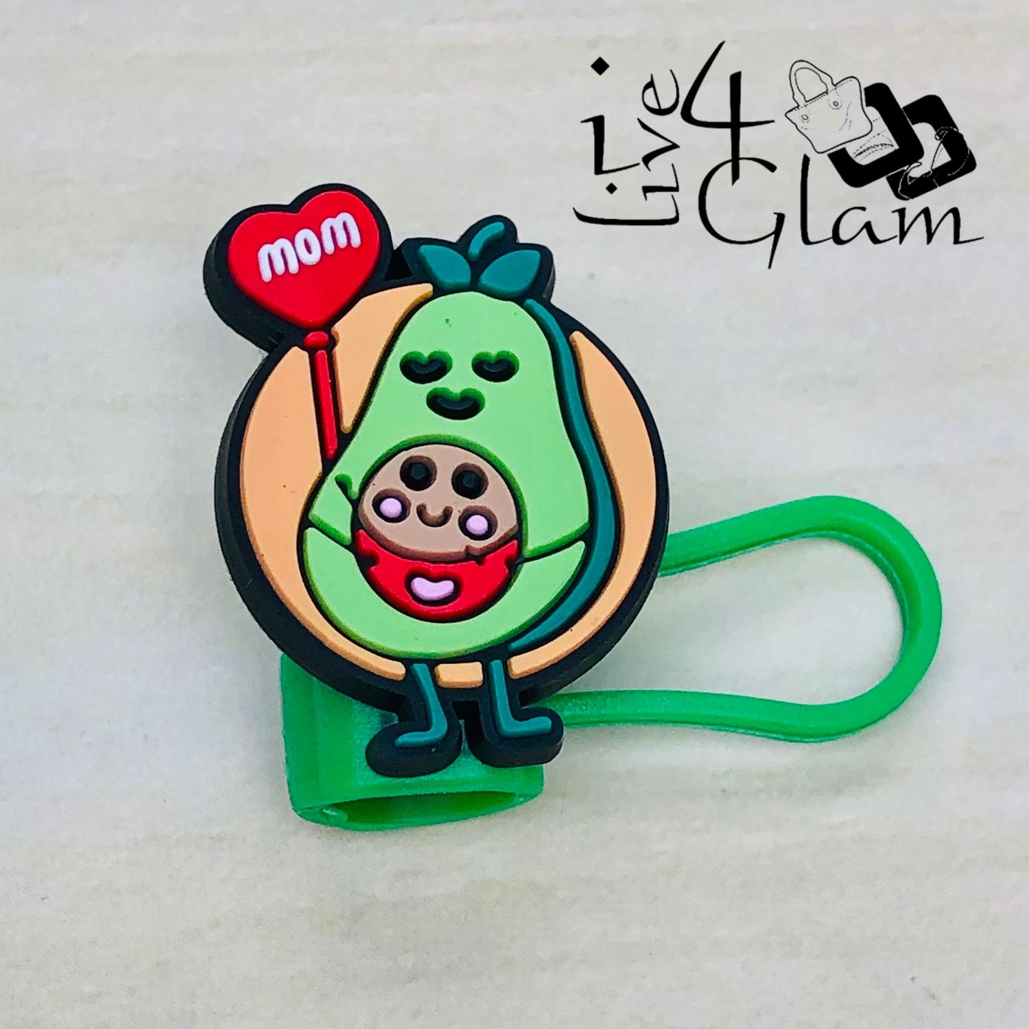 Large Straw Cover Avocado, Style: Mom