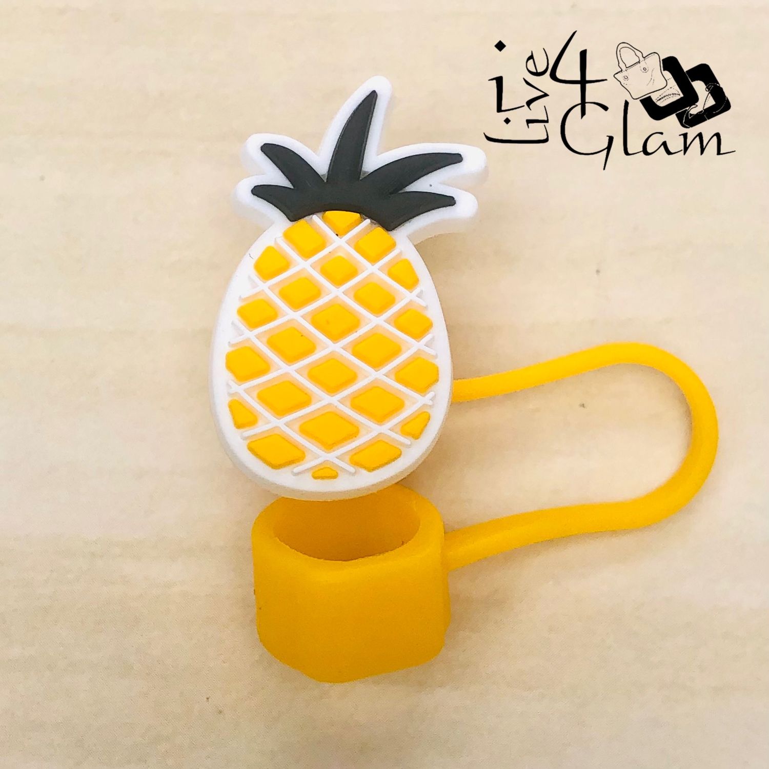 Fruit Large Straw Cover , Style: Pineapple Style 2