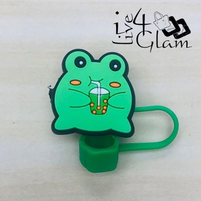 Cute Frog Large Straw Cover