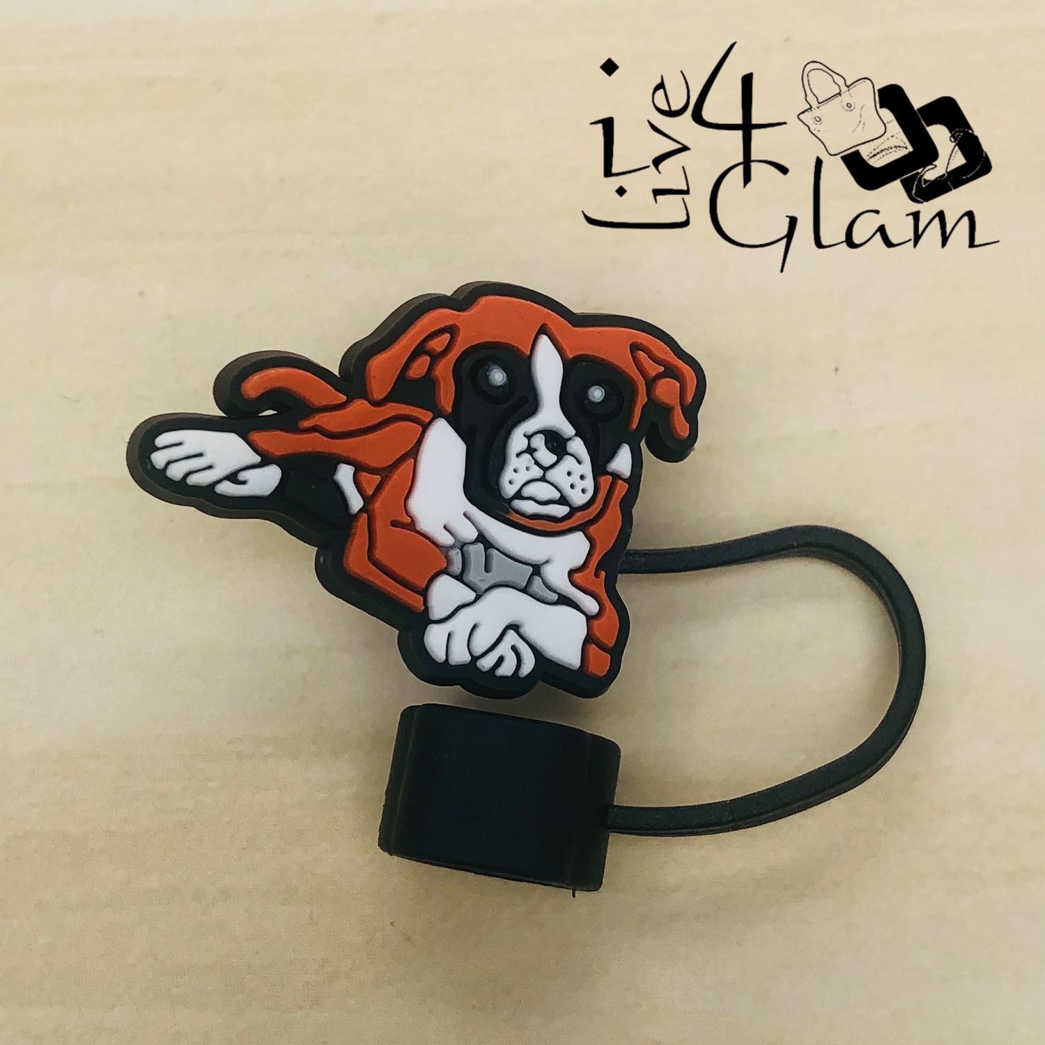 Dog Large Straw Cover , Style: Boxer