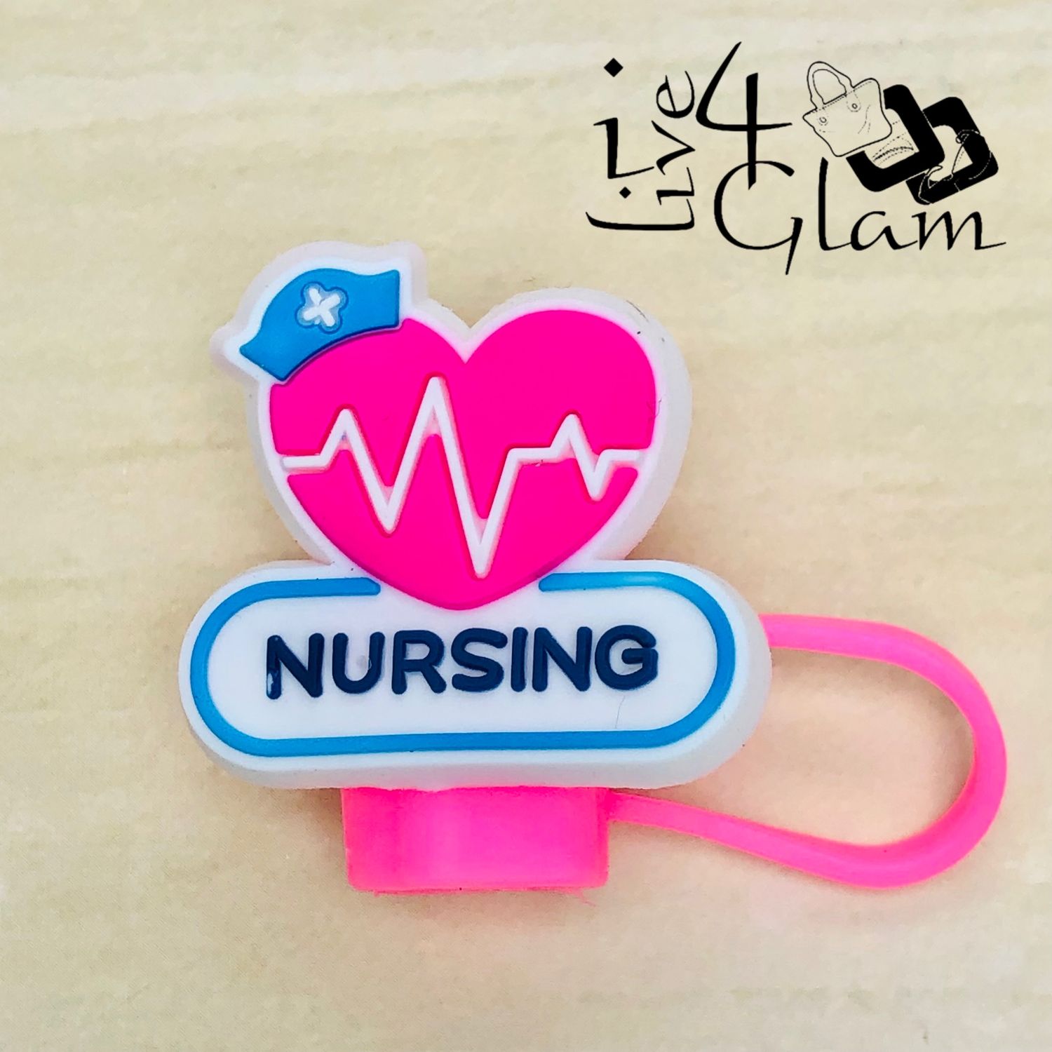 Nurse Large Straw Cover , Style: Pink Nurse