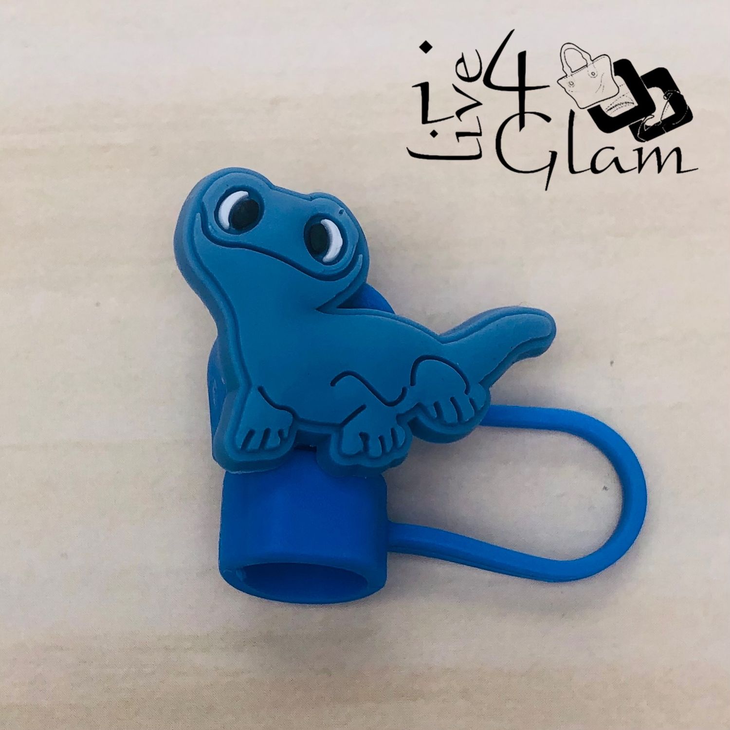 Animal Large Straw Cover , Style: Blue Lizard