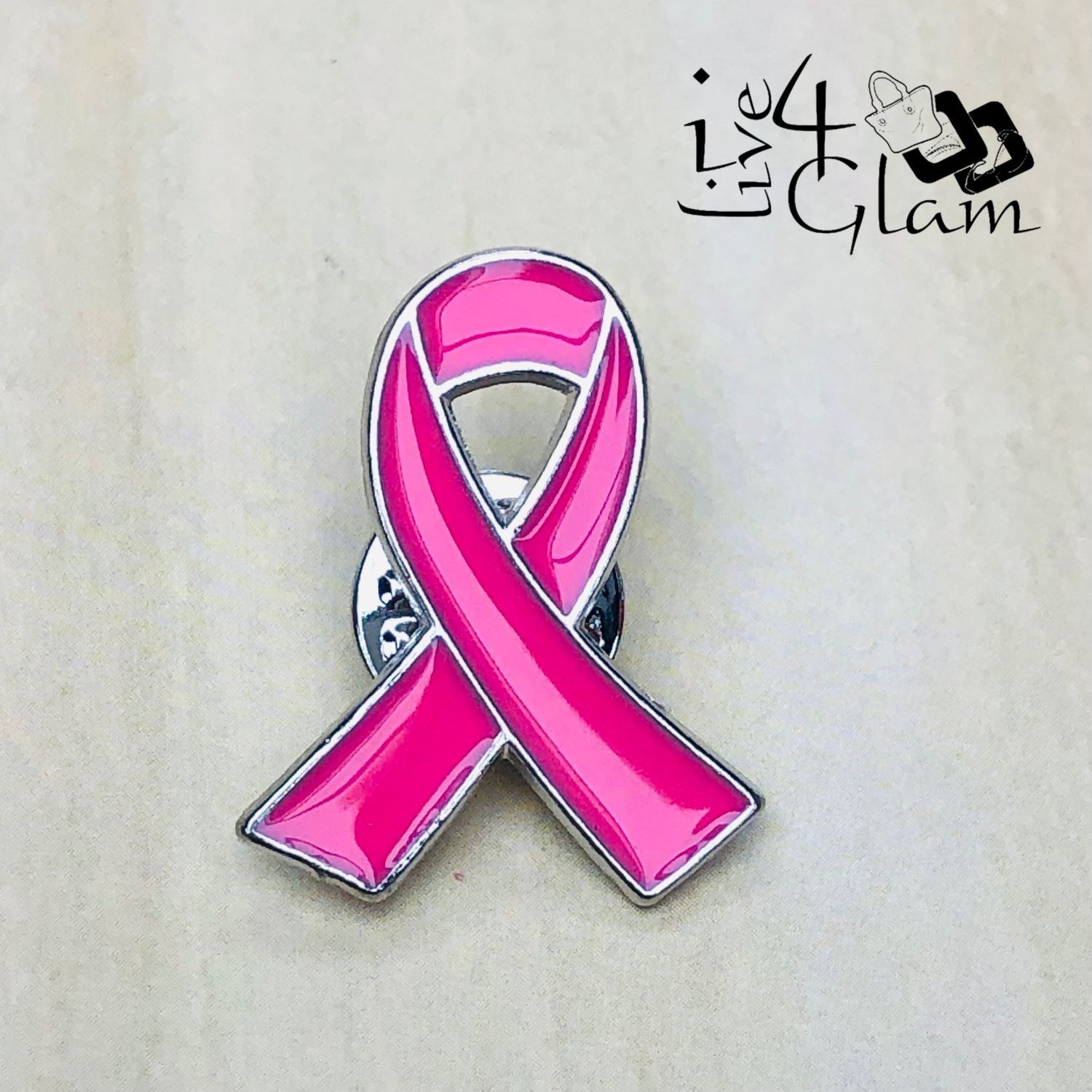 Dark Pink Awareness Ribbon Breast Cancer