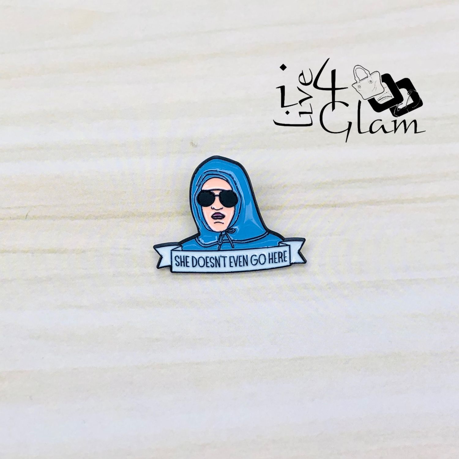 Mean Girls Enamel Pin, Style: Quote