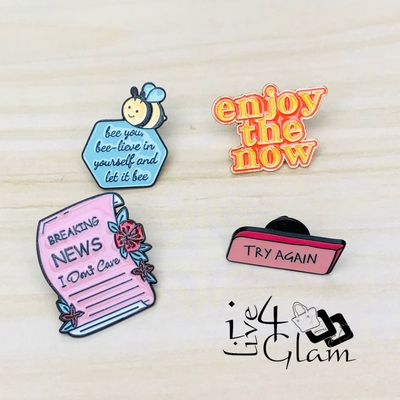 Quote Enamel Pin