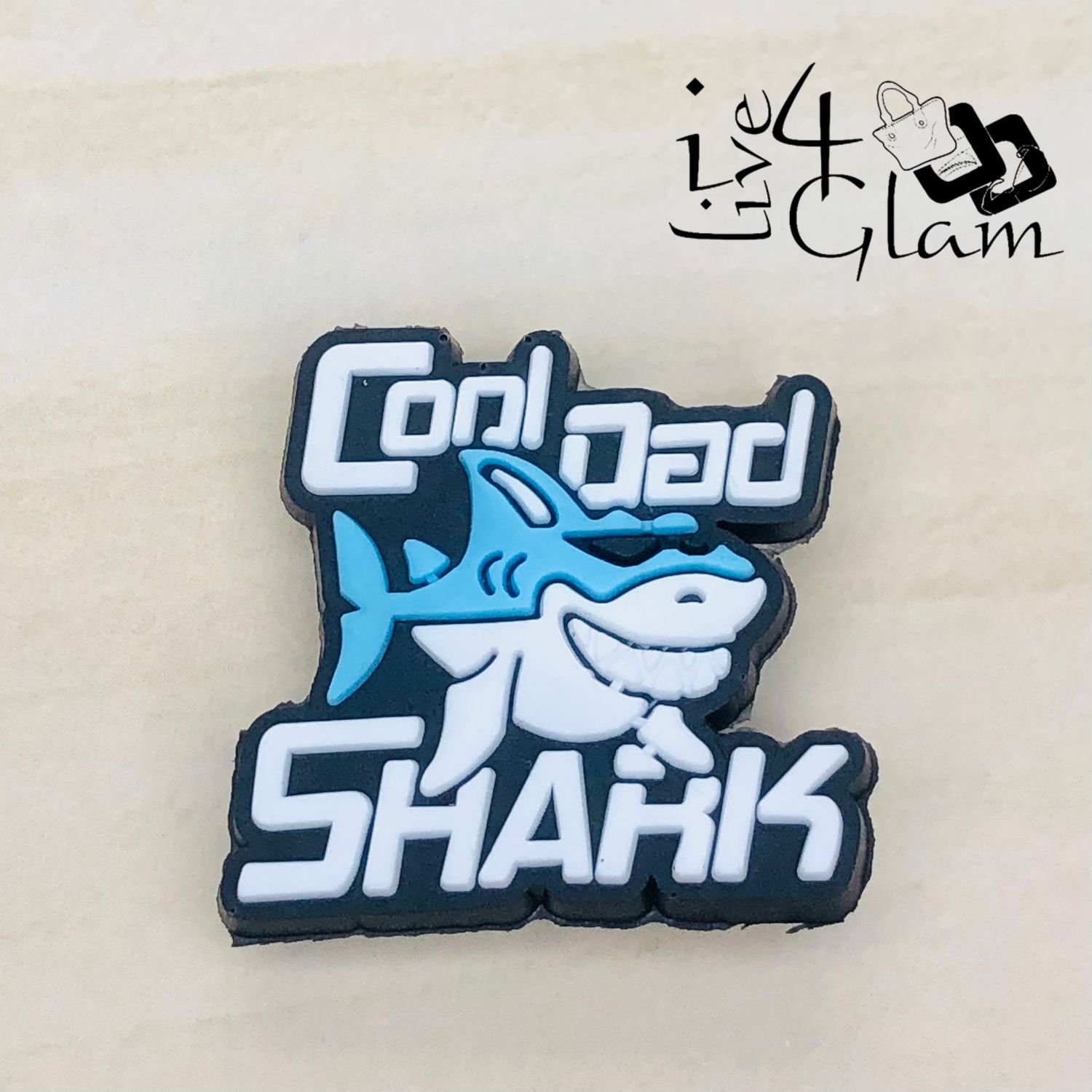 Shoe Charm Jibbit, Style: Cool Dad Shark