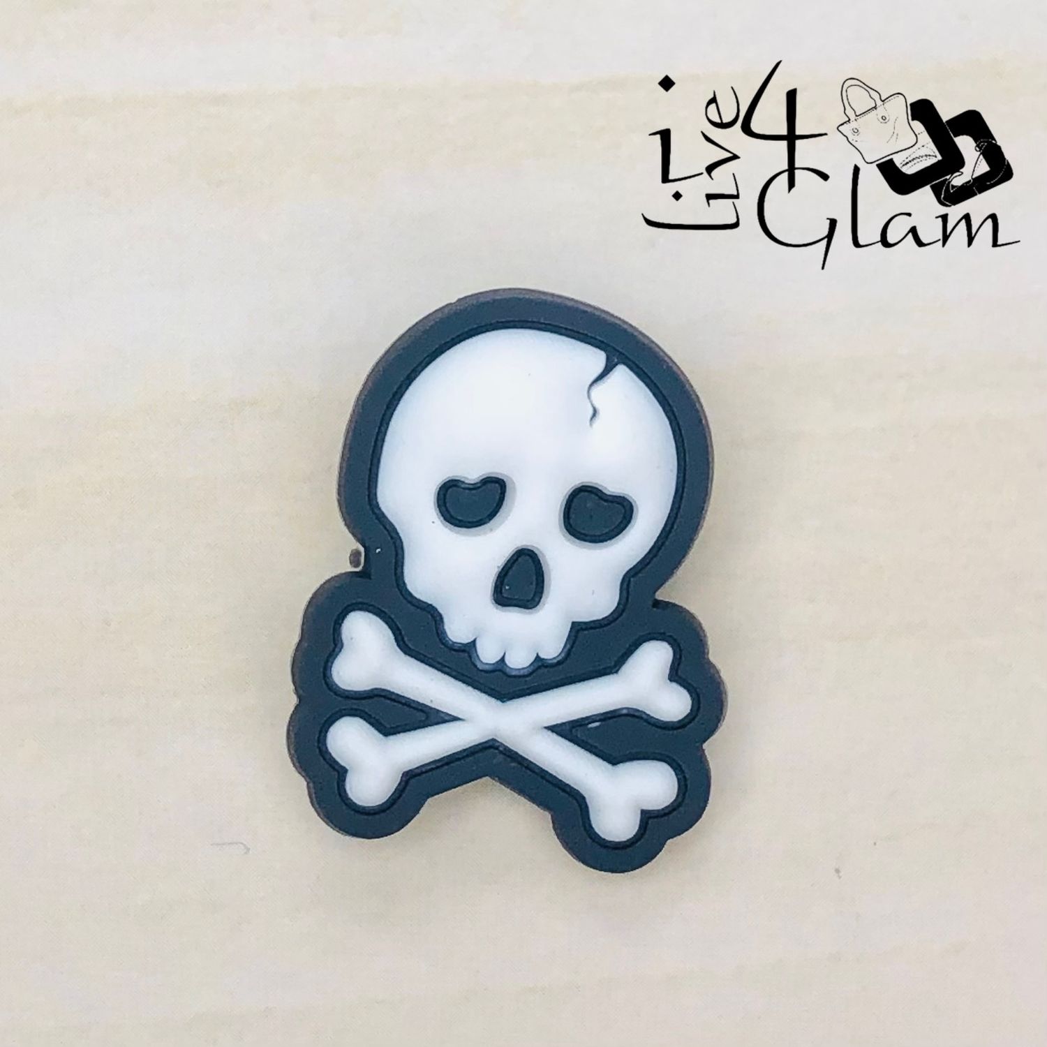 Shoe Charm Jibbit, Style: Skull