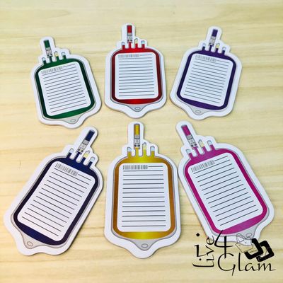 Blood Bag Sticky Notes