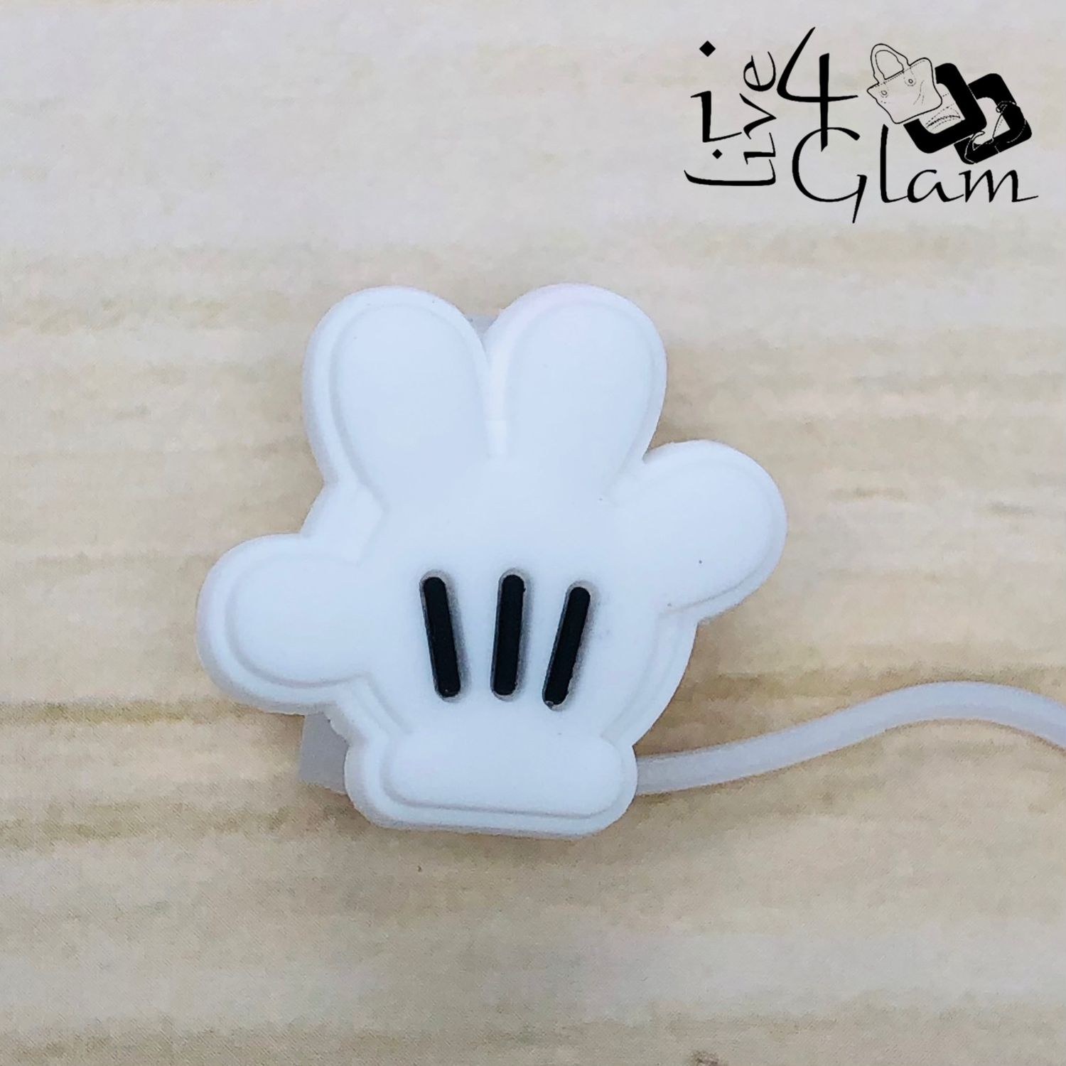 Character Silicone Straw Cover, Style: Mickey Glove