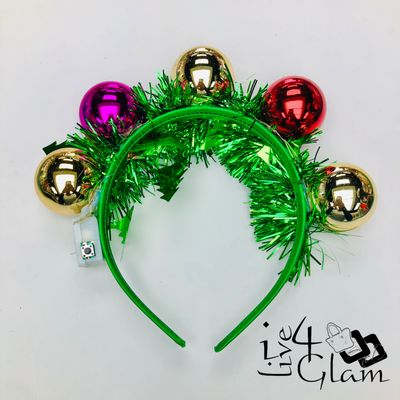 Light Up Christmas Ornament Head Band