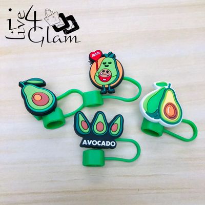 Large Straw Cover Avocado