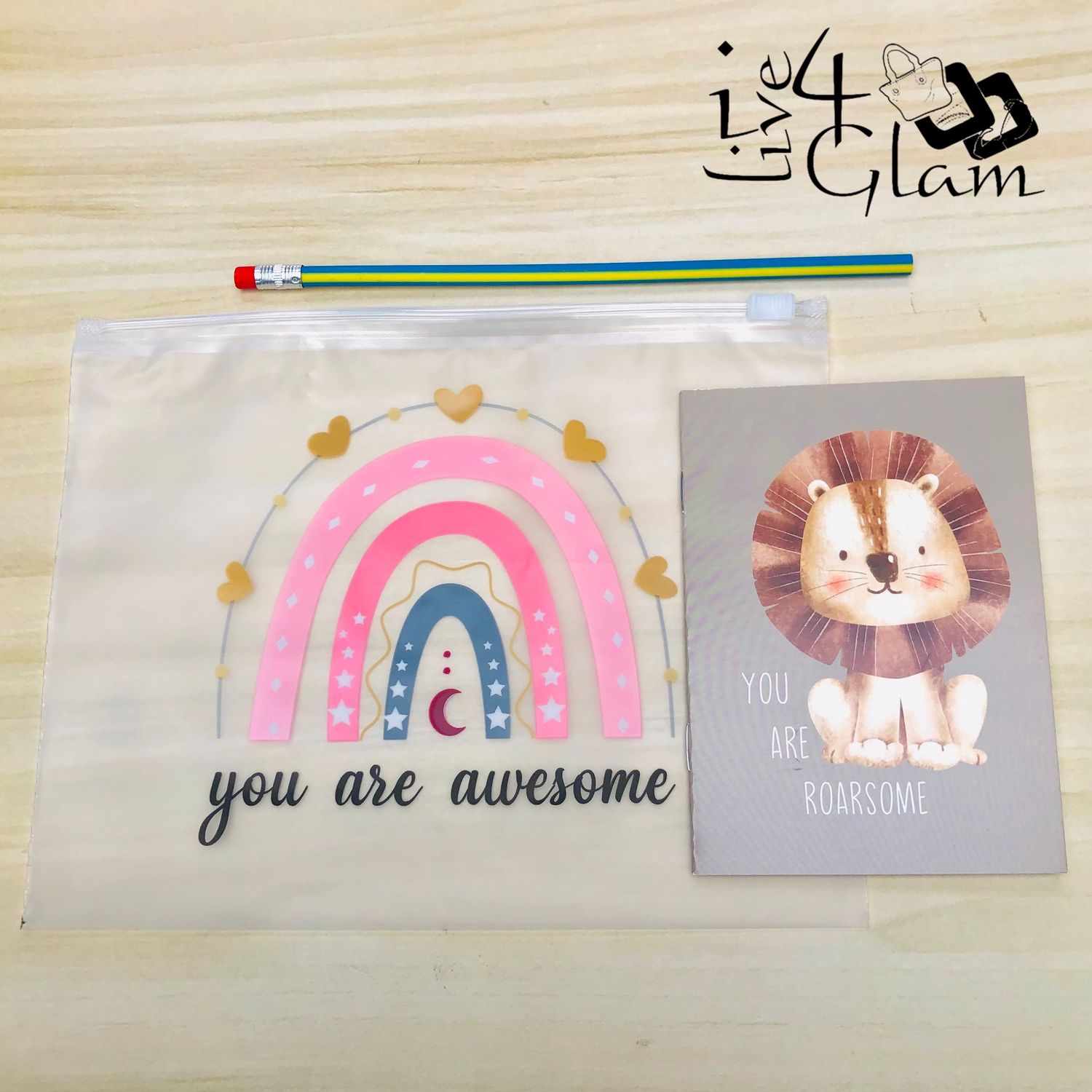 You are Awesome Waterproof Case, Pencil and Book Style 2