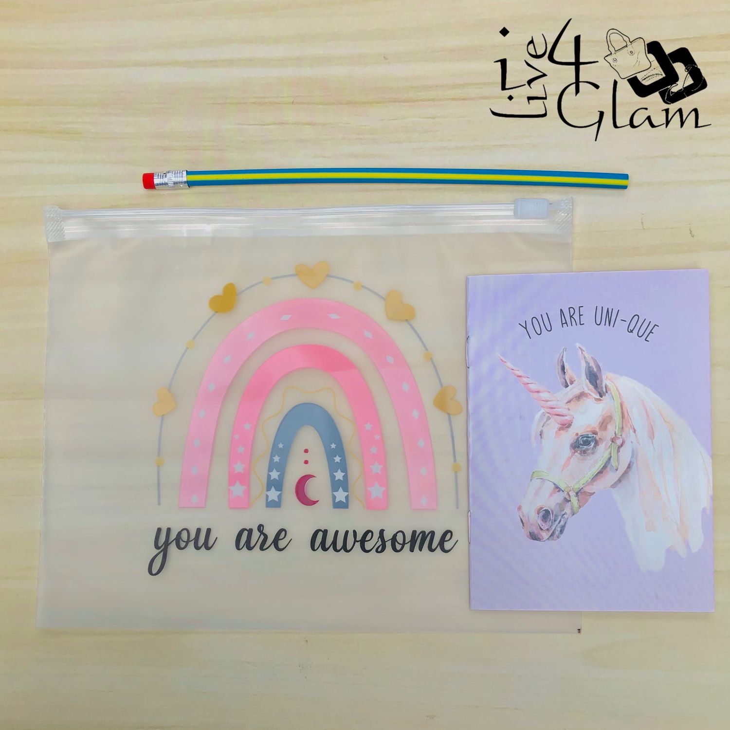 You are Awesome Waterproof Case, Pencil and Book Style 3