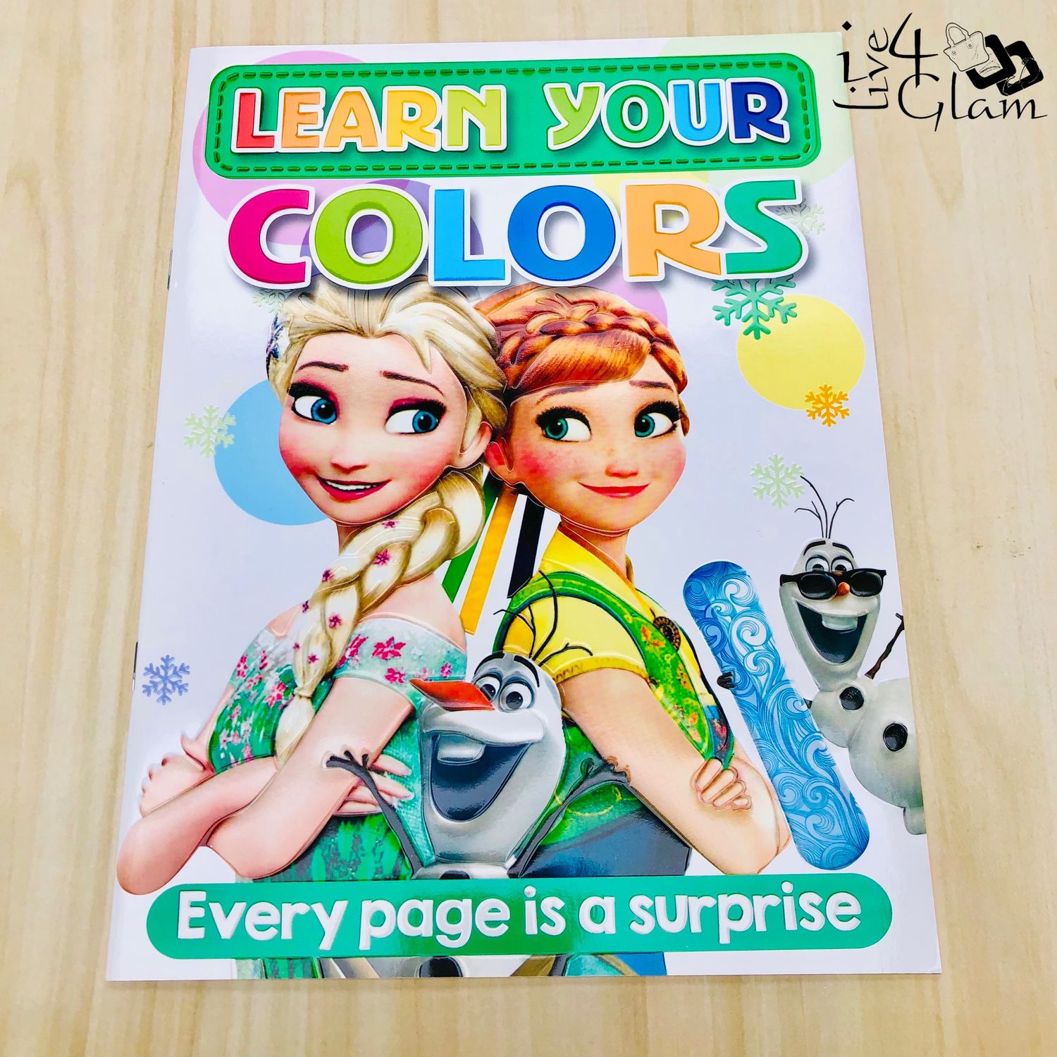 Frozen Learn Your Colours Activity Book