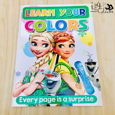 Frozen Learn Your Colours Activity Book