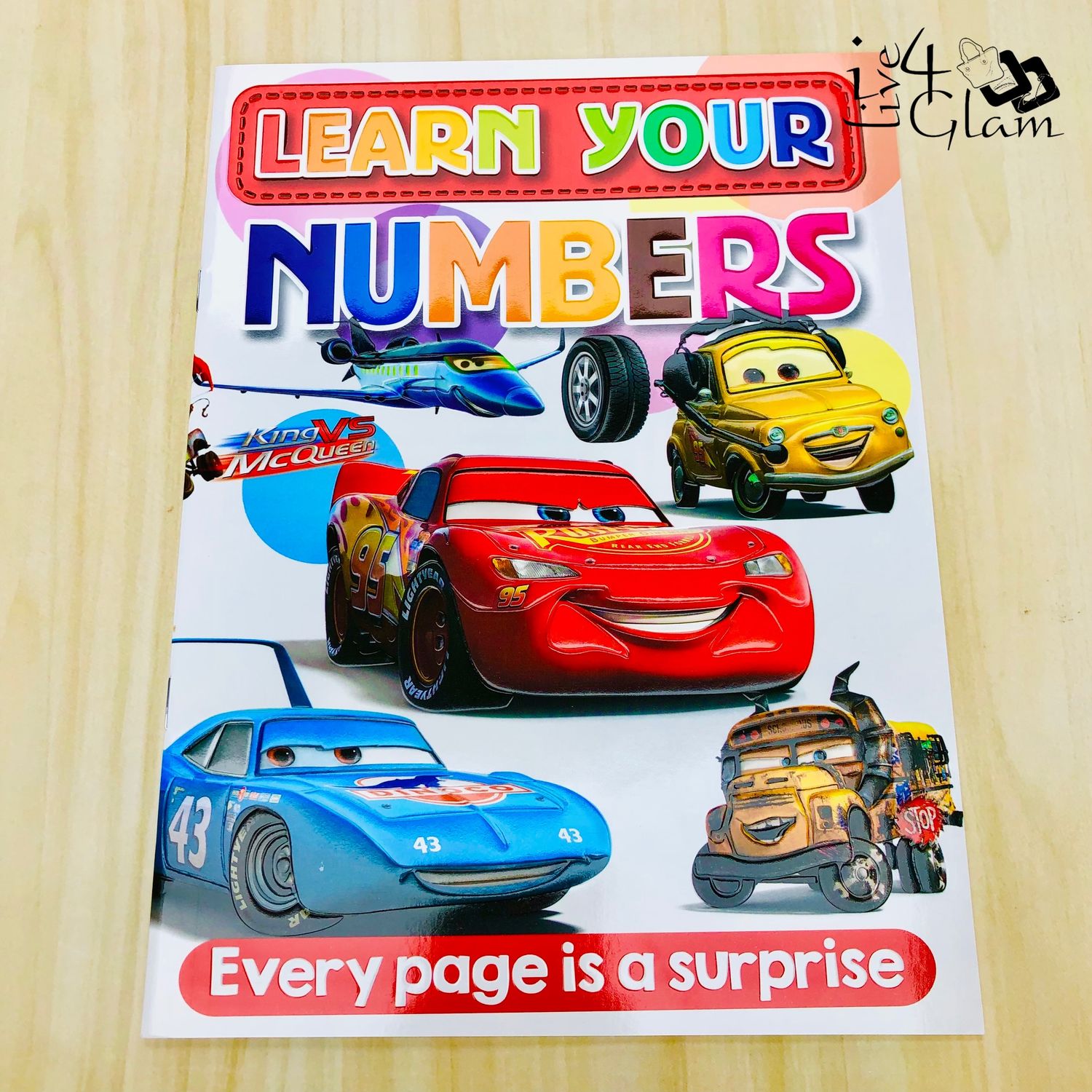 Cars Learn Your Numbers Activity Book