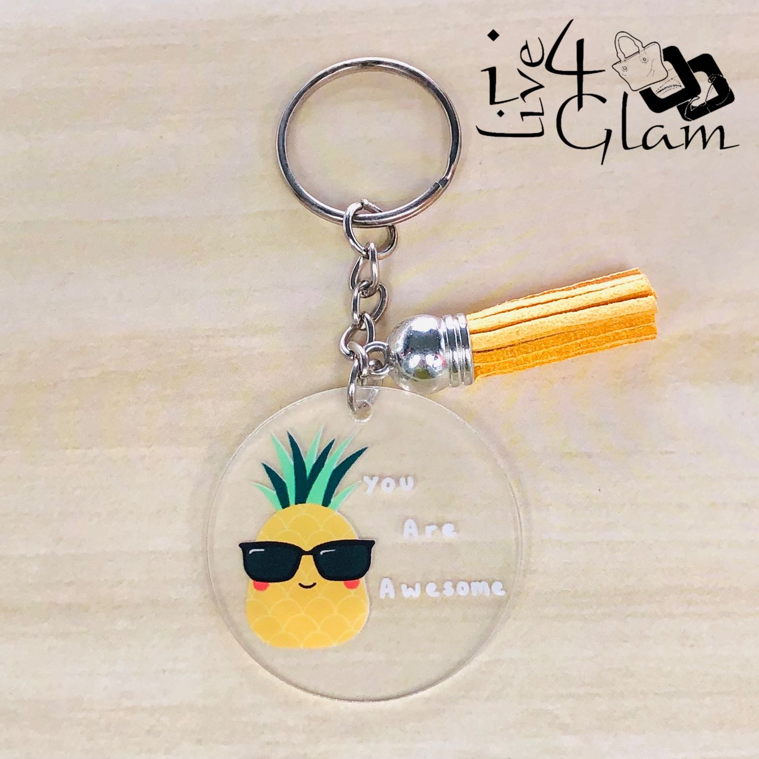 Acrylic Keychain, Style: You Are Awesome
