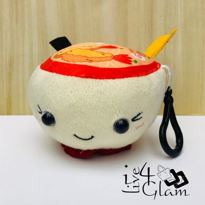 Plush Ramen Bowl Keychain