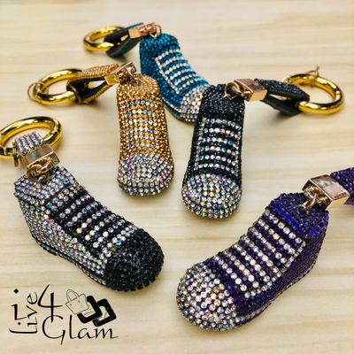 Rhinestone Sneaker Keychain