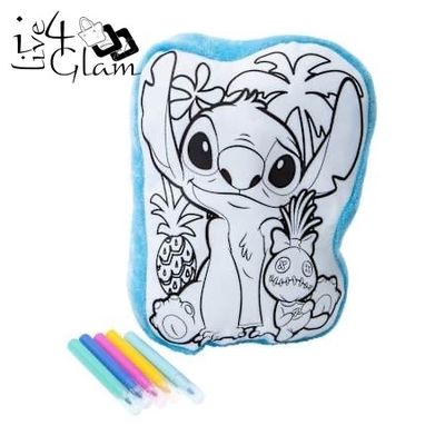 Washable Stitch Plush Toy with Markers