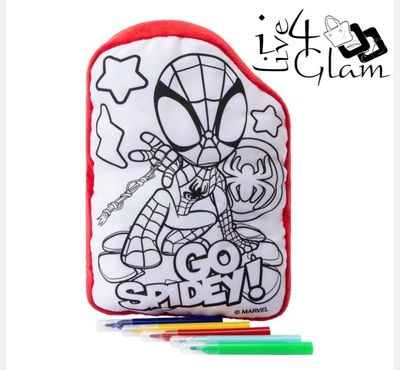 Washable Spider-Man Plush Toy with Markers