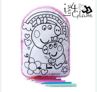 Washable Peppa Pig Plush Toy with Markers