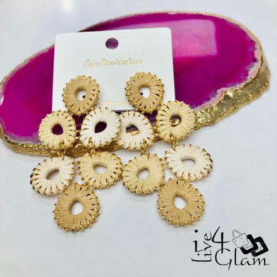 Fashion Drop Hanging Earring Brown