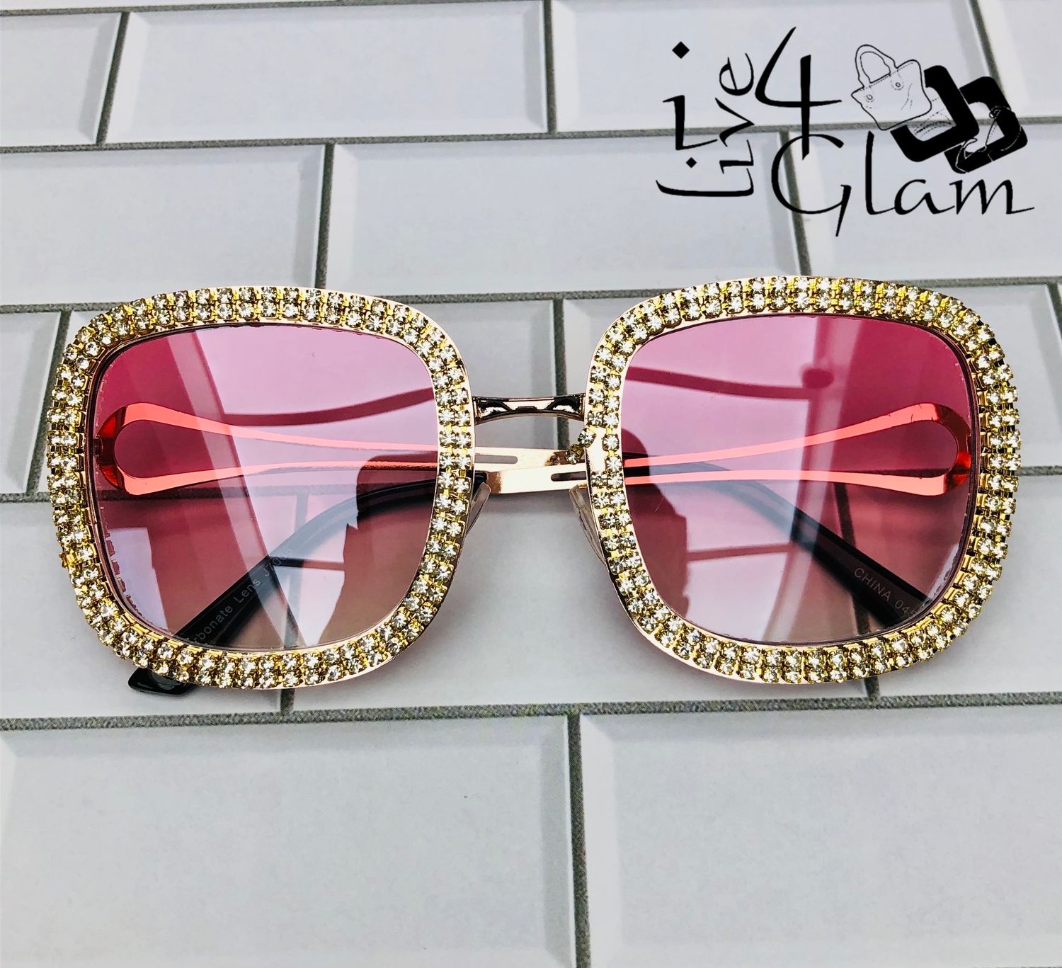 Full Rim Cz Sunglasses