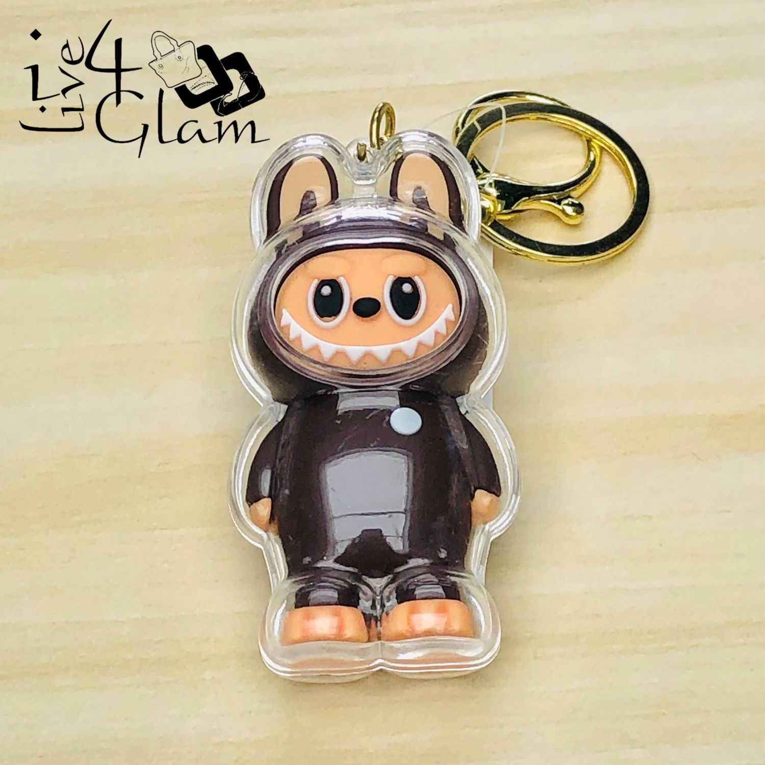 Labubu in Acrylic Case Keychain Style 6