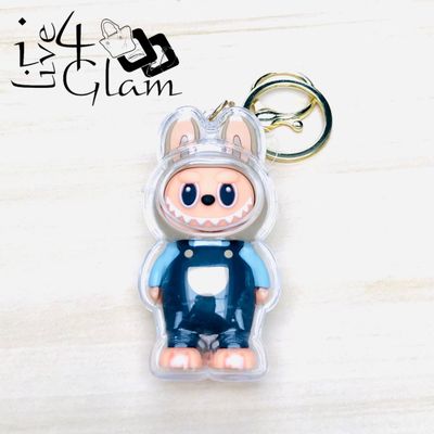 Labubu in Acrylic Case Keychain Style 3