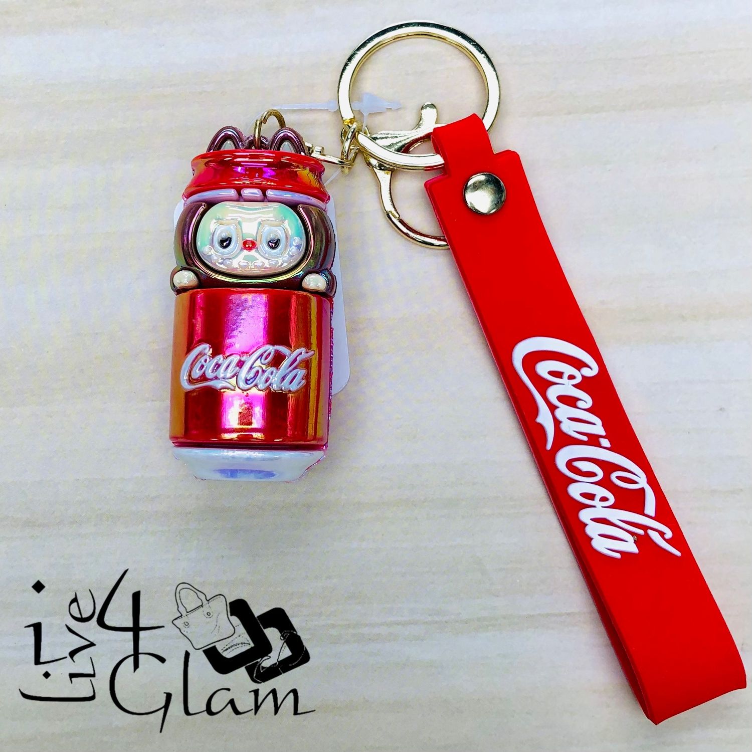 Coca Cola Labubu Keychain