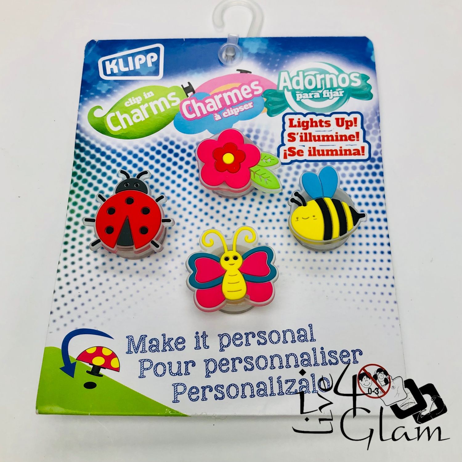 Light Up Jibbit 4 Pcs Flower