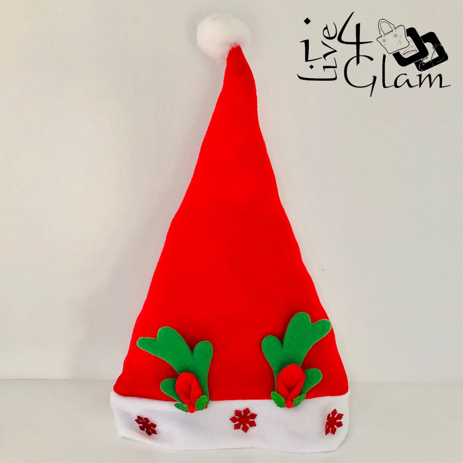 Christmas Hat Green Reindeer Ears