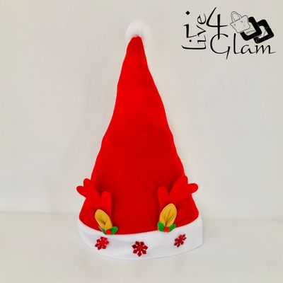 Christmas Hat Red Reindeer Ears
