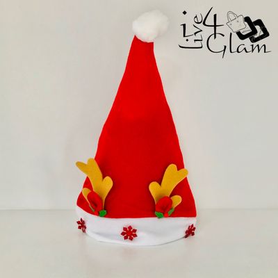 Christmas Hat Brown Reindeer Ears