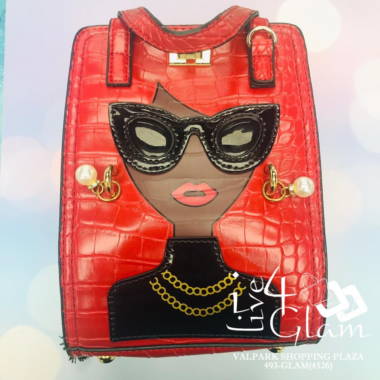 Fancy Lady Bag, Color: Red