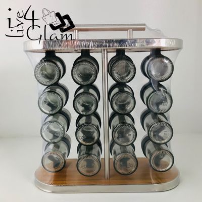 16 Jar Spice Rack with Canisters