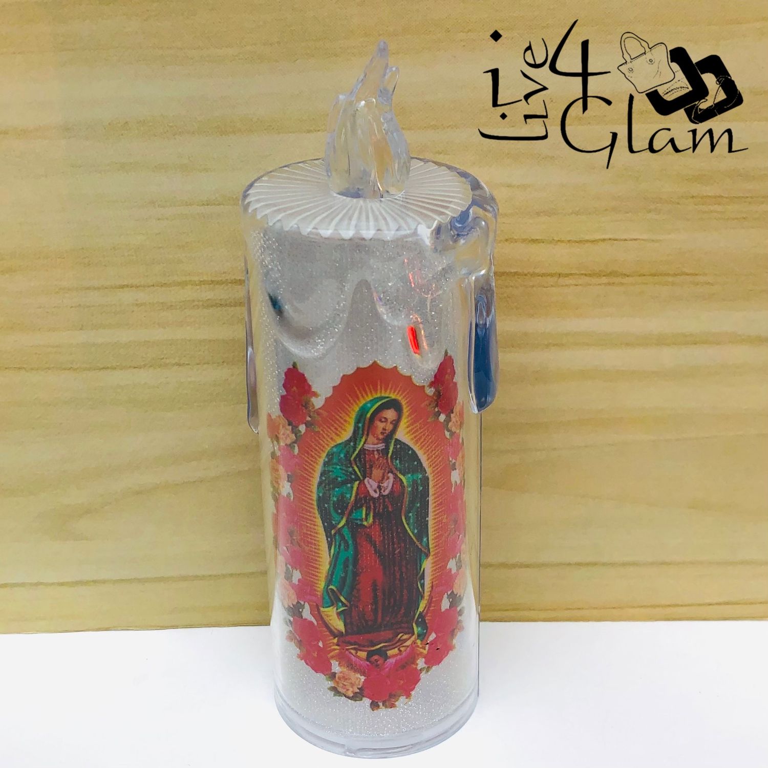 Religious Flameless LED Candle Virgin Mary Style 2