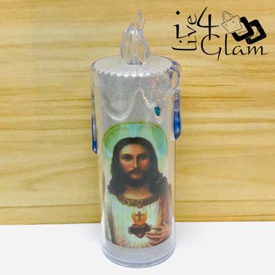 Religious Flameless LED Candle Jesus Christ Style 2