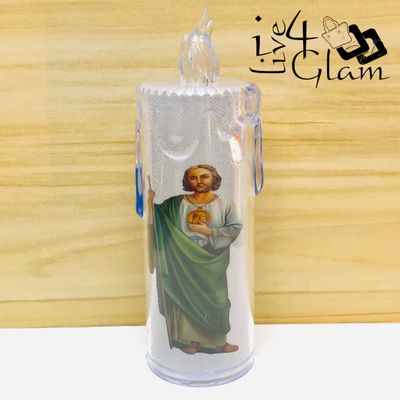 Religious Flameless LED Candle Jesus Christ Style 3