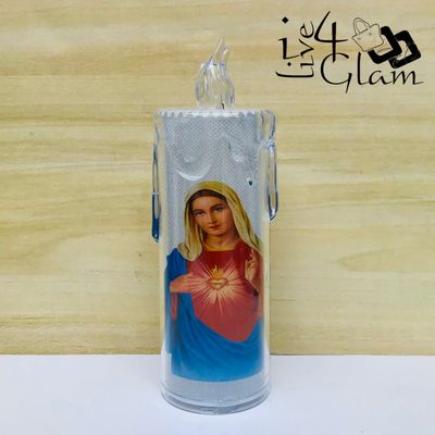 Religious Flameless LED Candle Virgin Mary Style 1
