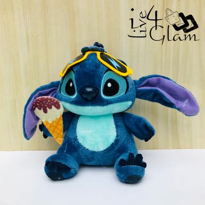 Lilo and Stitch Plush Keychain Stitch w Ice Cream
