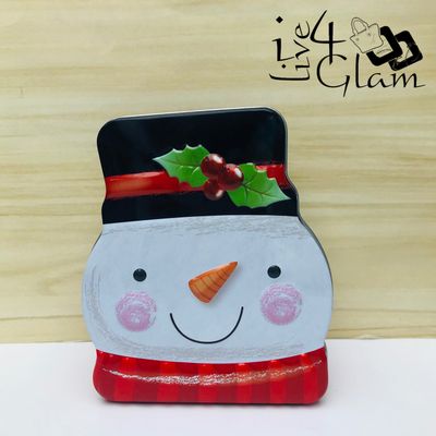 Snowman Christmas Tin