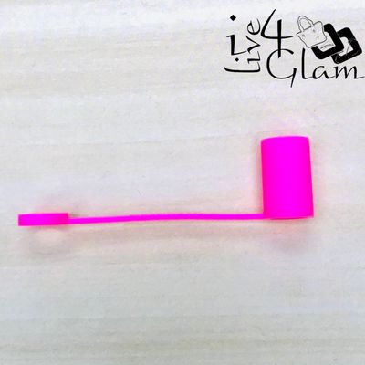 Plain Silicone Straw Cover Pink