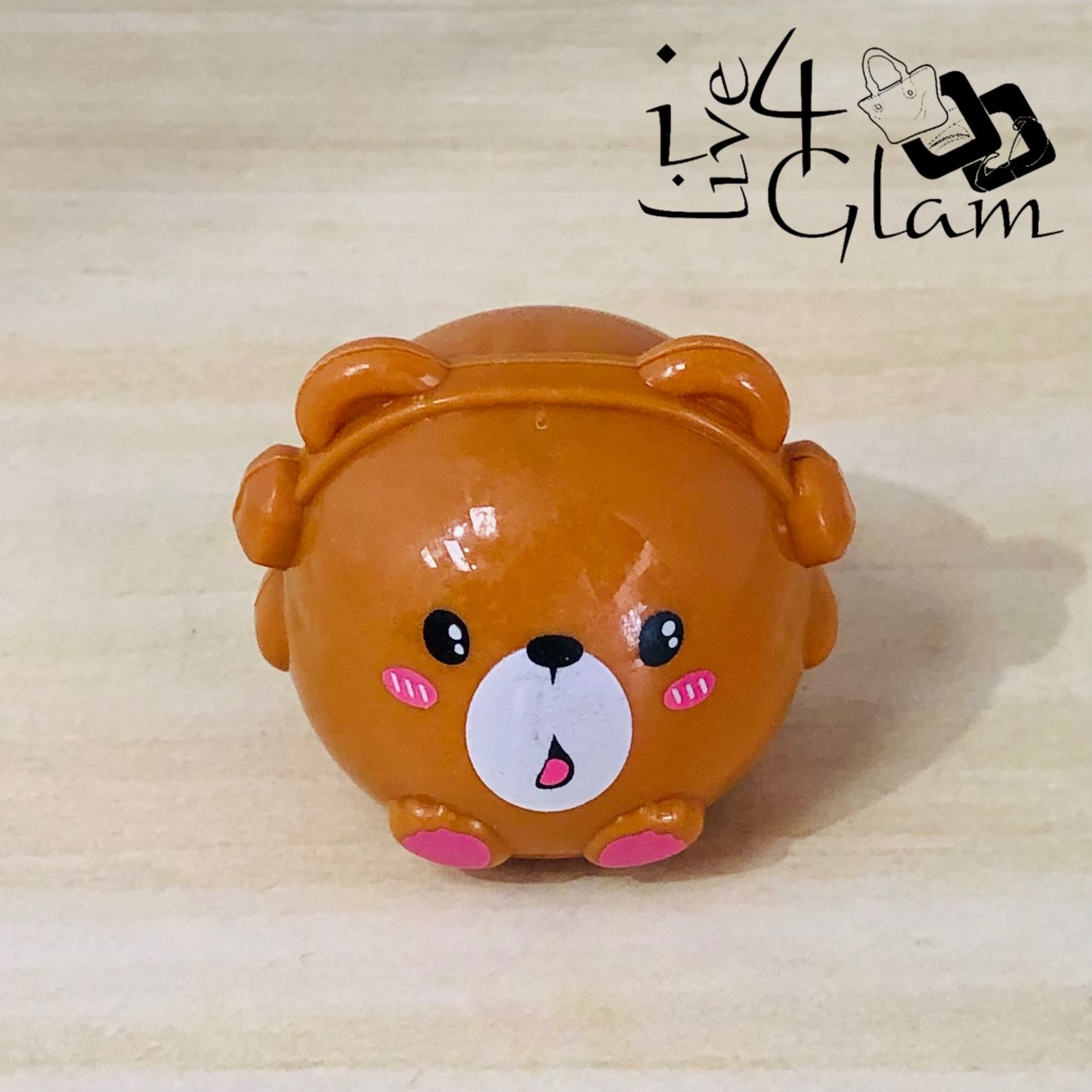 Mini Car Toy Brown Bear