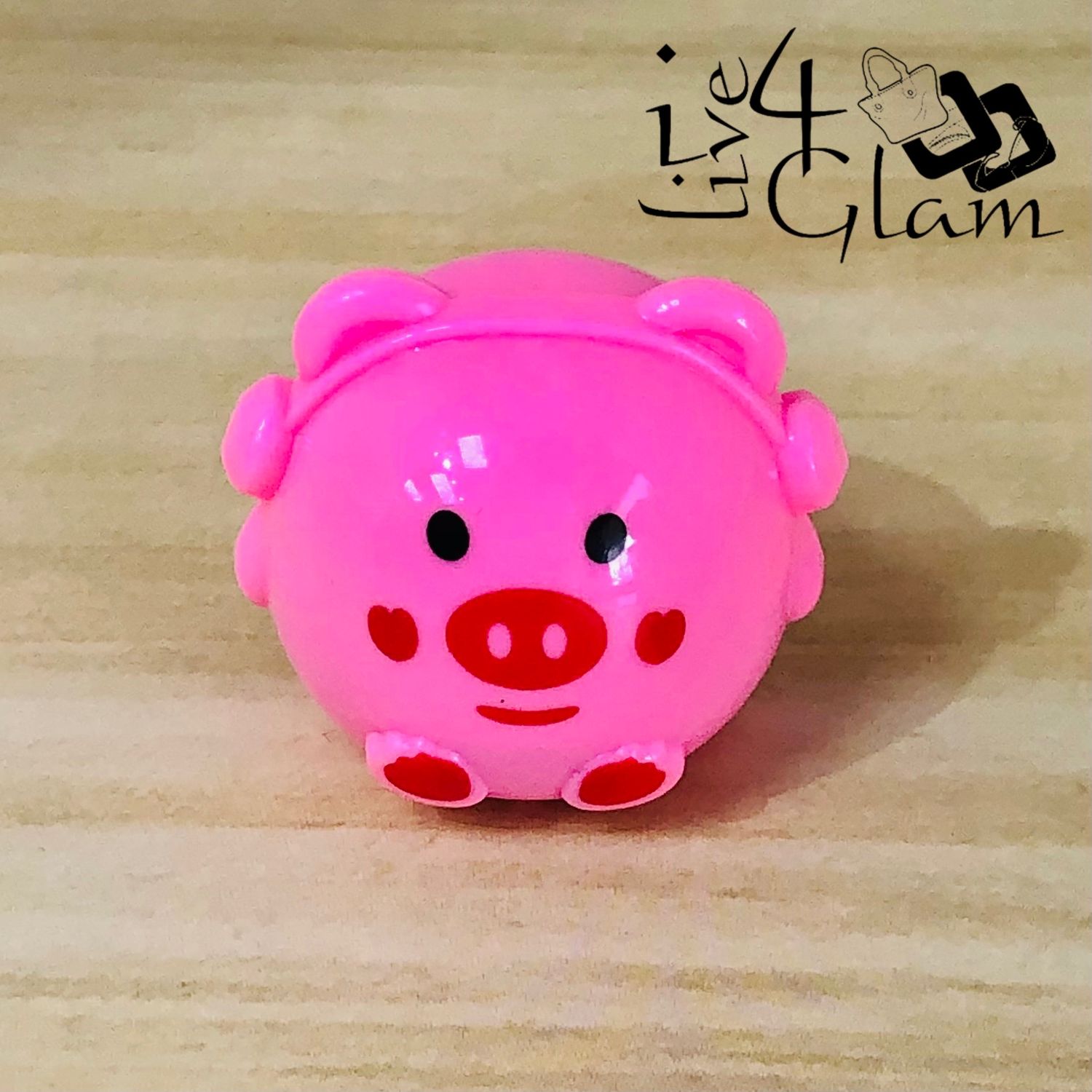 Mini Car Toy Pink Pig