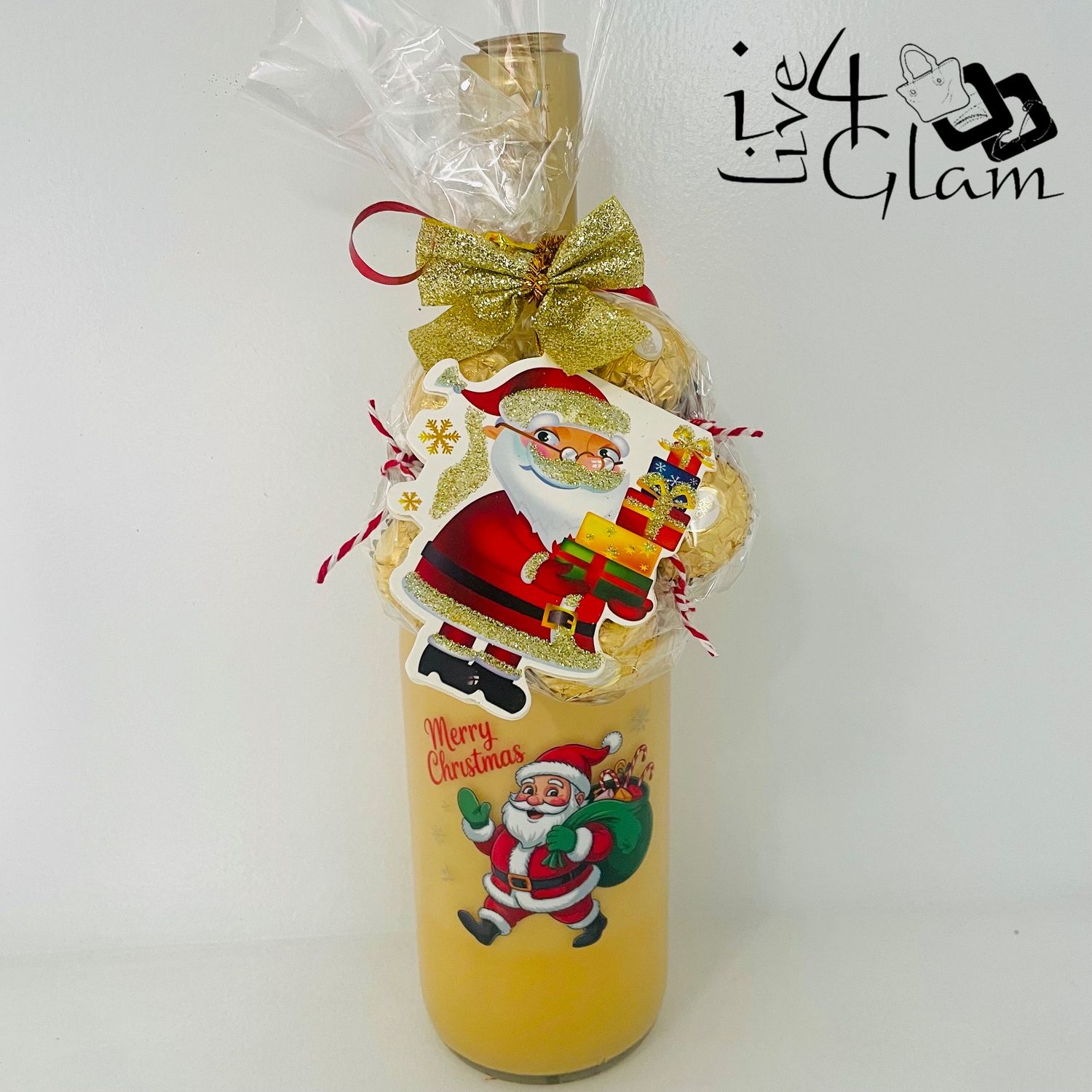 Ponche De Creme with Chocolate Wreath