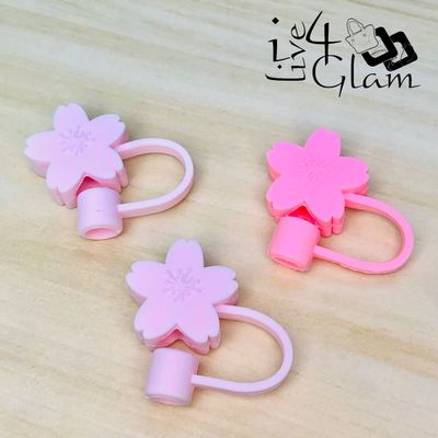 Silicone Flower Straw Cover