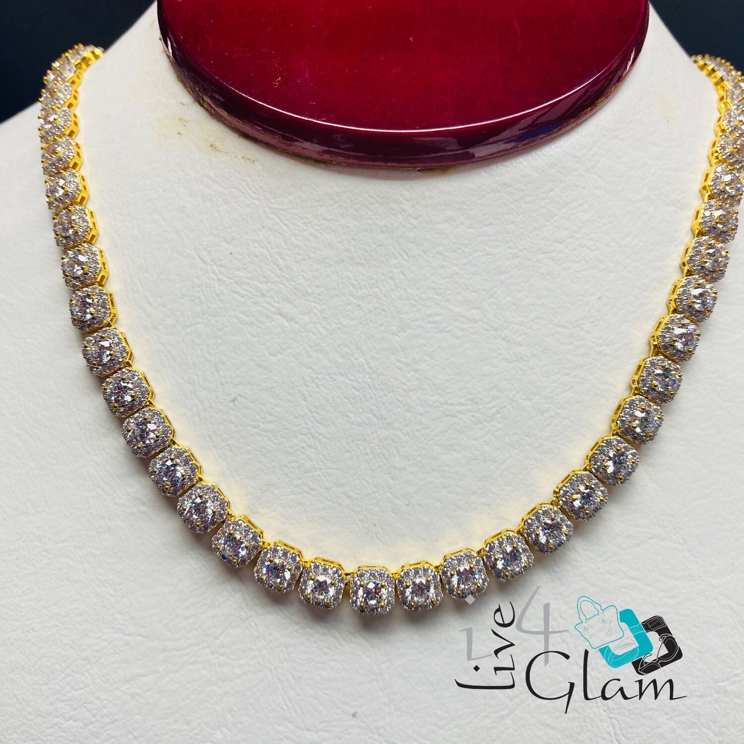 Alloy Designer Necklace 14kt Gold 24" 7mm