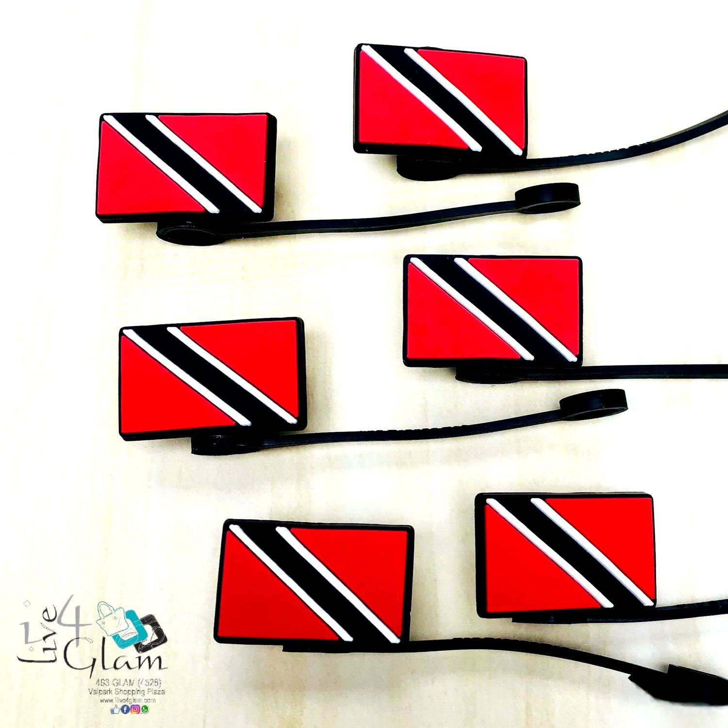 Trinidad and Tobago Straw Cover Bundle of 6